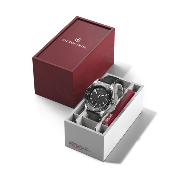 Swiss Army 42 Automatic  - Svart m/  skinnrem - Bilde 3