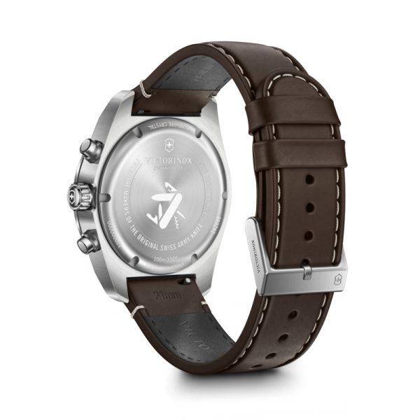 Swiss Army 42 Chrono  - Svart m/  skinnrem - Bilde 3