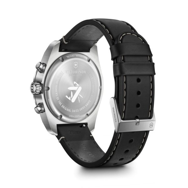 Swiss Army 42 Chrono  - Blå m/  skinnrem - Bilde 2