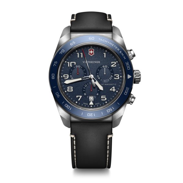 Swiss Army 42 Chrono  - Blå m/  skinnrem