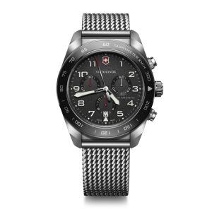 Swiss Army 42 Chrono  - Svart m/  mesh lenke