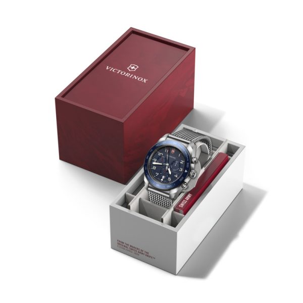 Swiss Army 42 Chrono  - Blå m/  lenke - Bilde 2