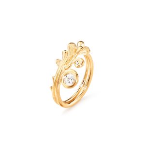 BoHo ring m/ diamant 0,208ct
