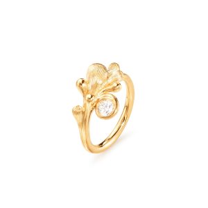 BoHo ring m/ diamant 0,20ct