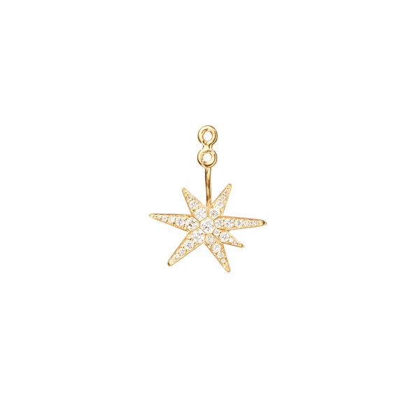 Funky Stars medium ørepynt anheng