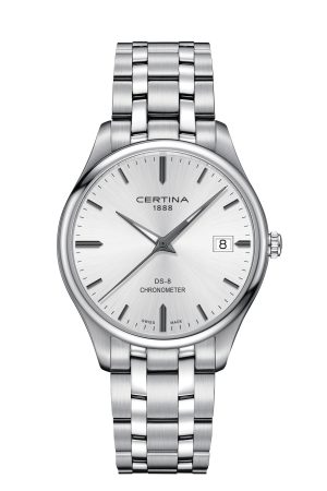Certina DS -8 sølv urskive