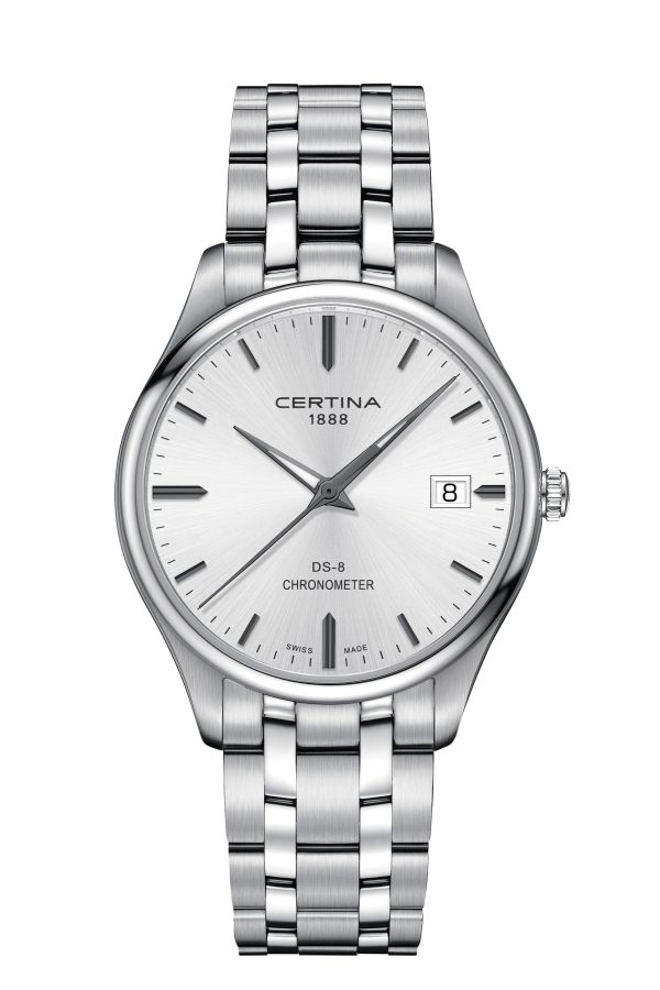 Certina DS -8 sølv urskive