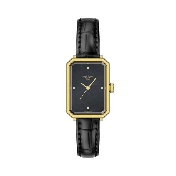 Tissot SRV - PVD svart perlemor skive