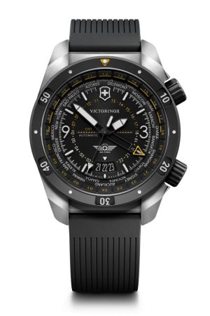 Air Pro GMT Automatic Svart m/ gummirem