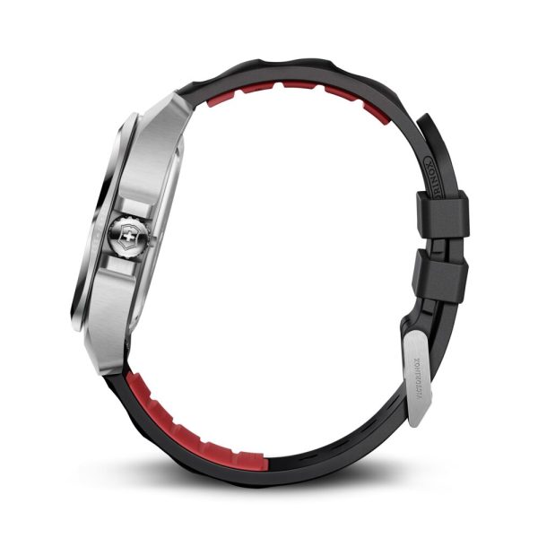 I.N.O.X. 41 Quartz svart skive m/ gummirem - Bilde 3
