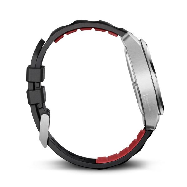 I.N.O.X. 41 Quartz svart skive m/ gummirem - Bilde 2