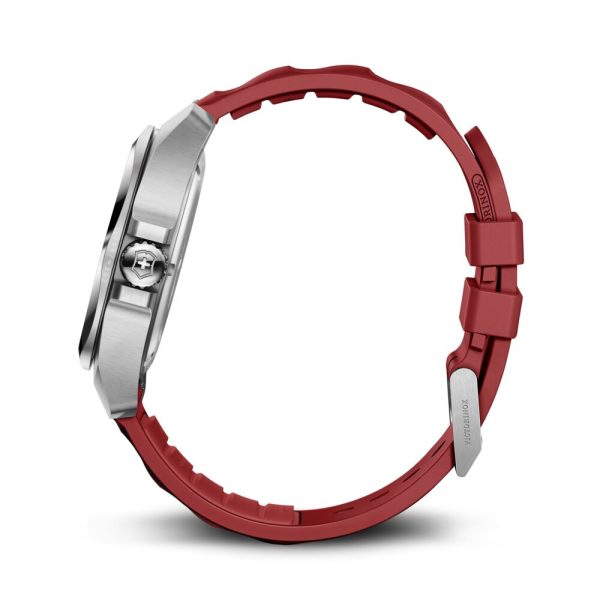 I.N.O.X. 41 Quartz rød skive m/ gummirem - Bilde 2
