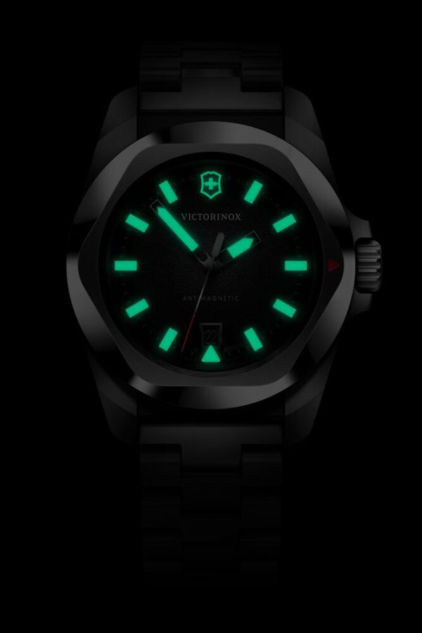 I.N.O.X. 41 Quartz svart skive m/ lenke - Bilde 7