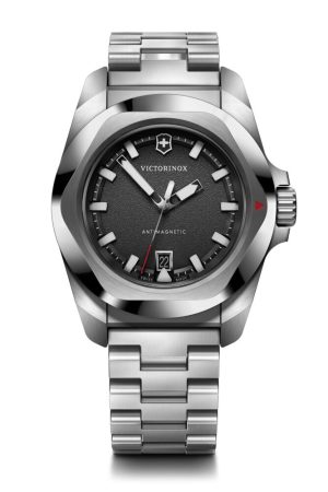 I.N.O.X. 41 Quartz svart skive m/ lenke