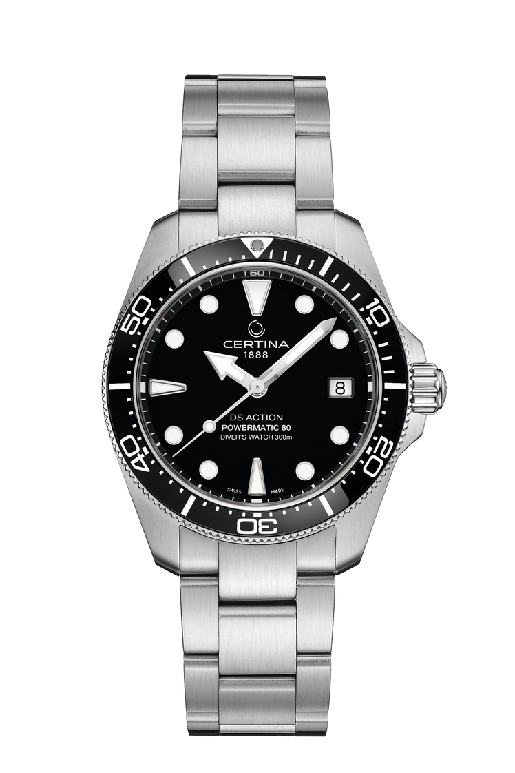 DS Action Diver 38mm Powermatic 80 - Svart