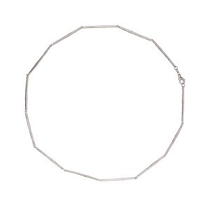 Forest stavkjede sølv 48cm