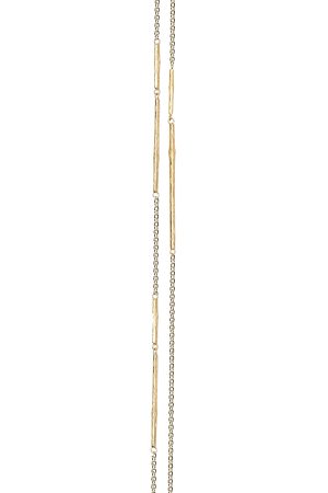 Forest kjede forgylt sølv 50cm