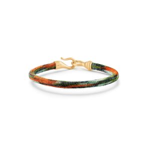 Life armbånd 6mm m/ gull - Tropic rope