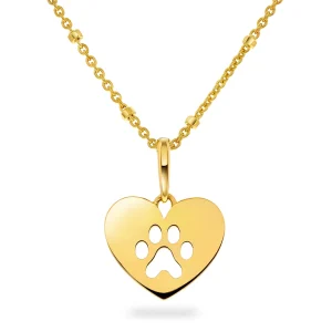 Anheng i gull Poten hjerte