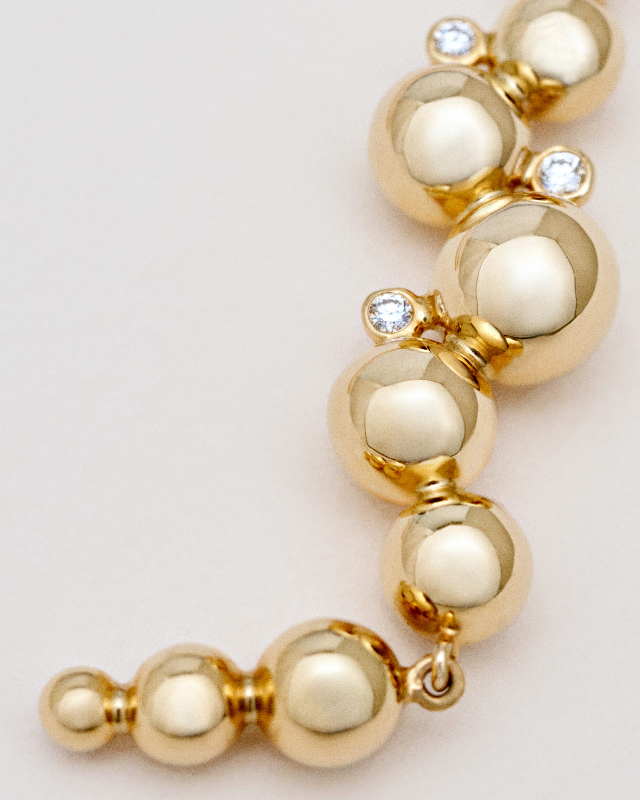 MOONLIGHT GRAPES halskjede med anheng m/ diamanter - Bilde 5