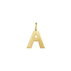 Letter Liten 18K gull bokstav  A-Z