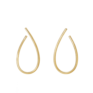 Kharisma Øreringer stor 18K gull. Par