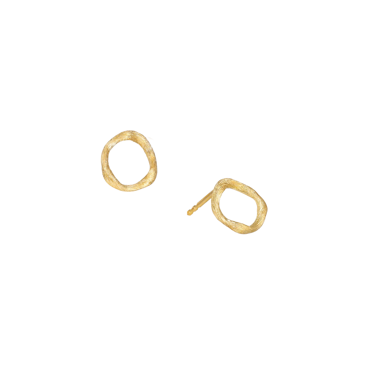 Vega Loop ørepynt gull mellom