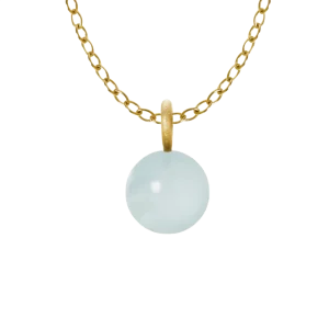 Globe Single anheng gull m/ aquamarin