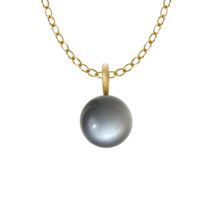 Globe Single anheng gull m/ månesten