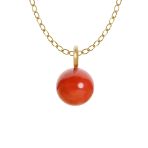 Globe Single anheng gull m/ korall