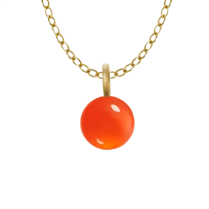 Globe Single anheng gull m/ carneol