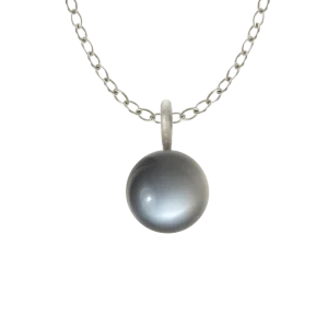 Globe Single anheng sølv m/ månesten