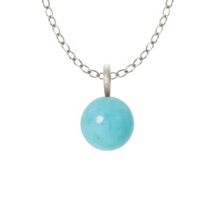 Globe Single anheng sølv m/ turkis