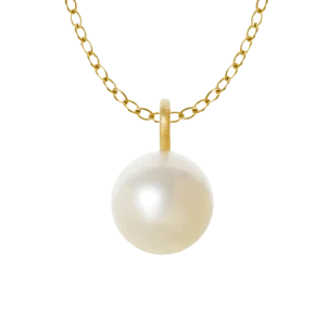 Globe Single anheng gull m/ ferskvannsperle