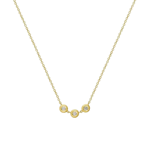 Glory Trio kjede liten 0,12ct