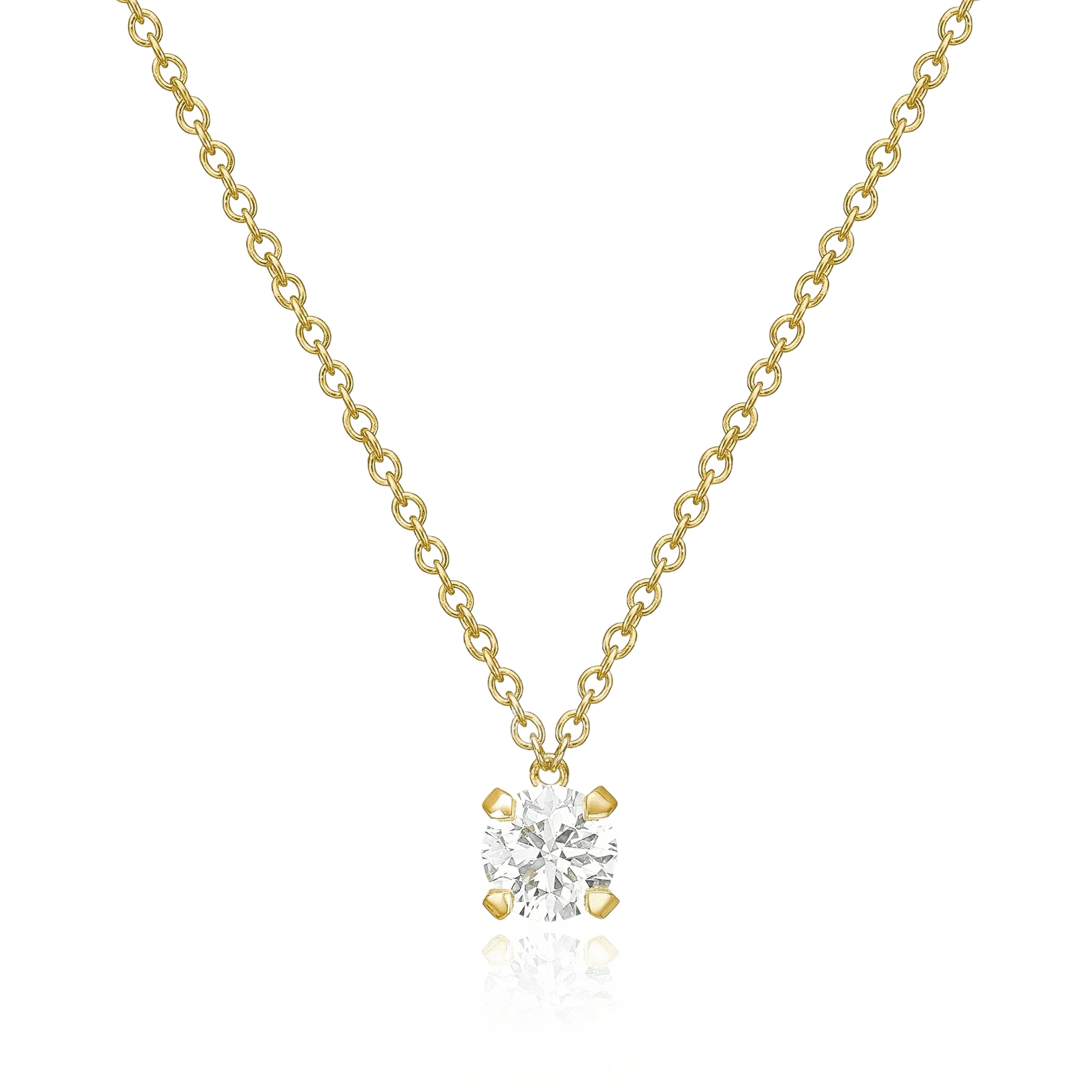Lumina kjede, stor 0,50ct