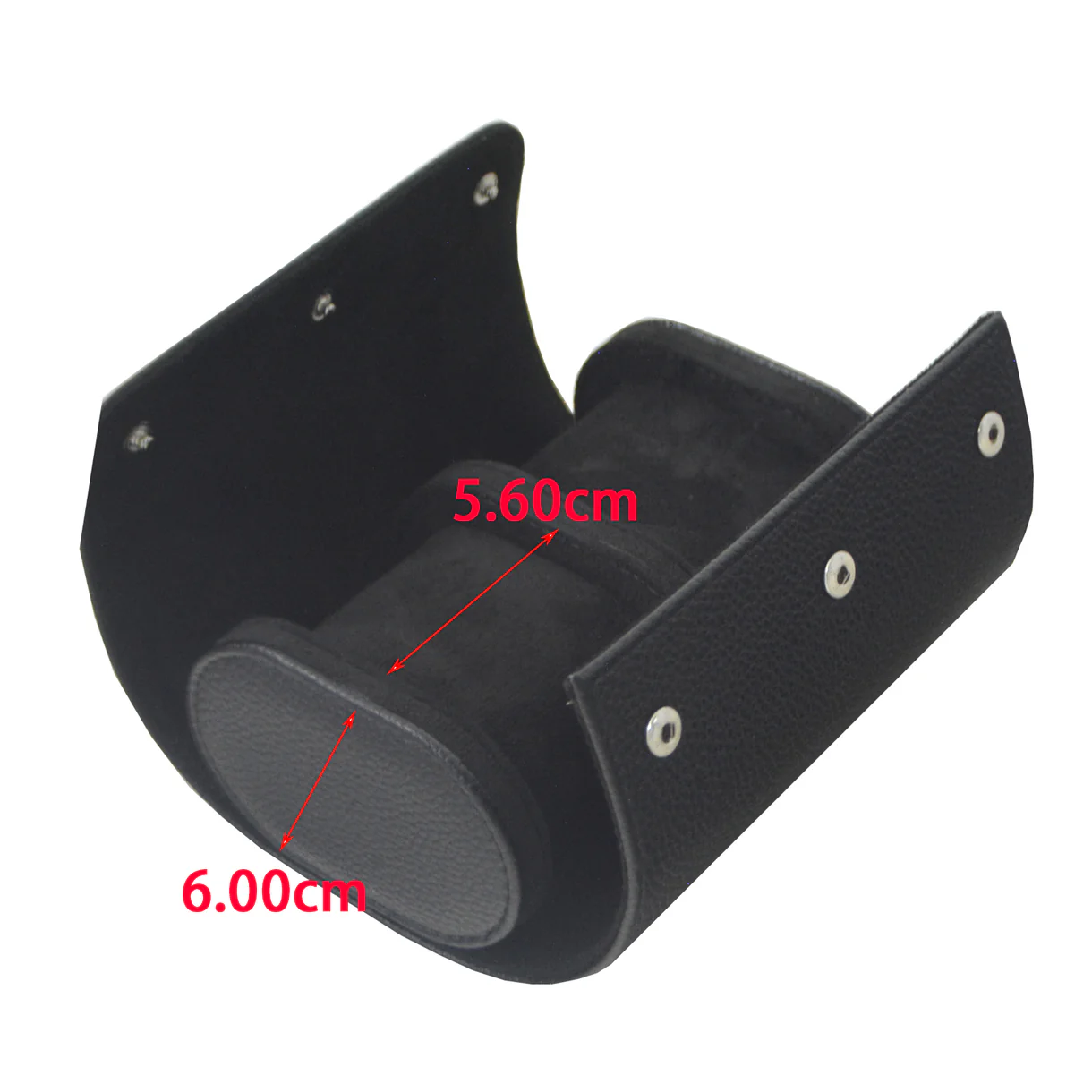 Klokkeboks Travel med 2 puter, sort - Bilde 4