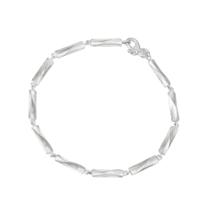 Relief Link sølv armbånd