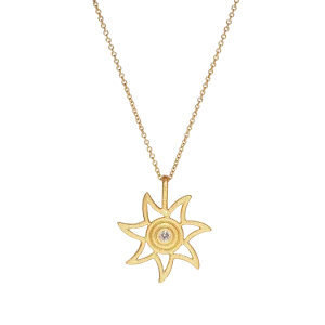Sun anheng stor m/ diamant