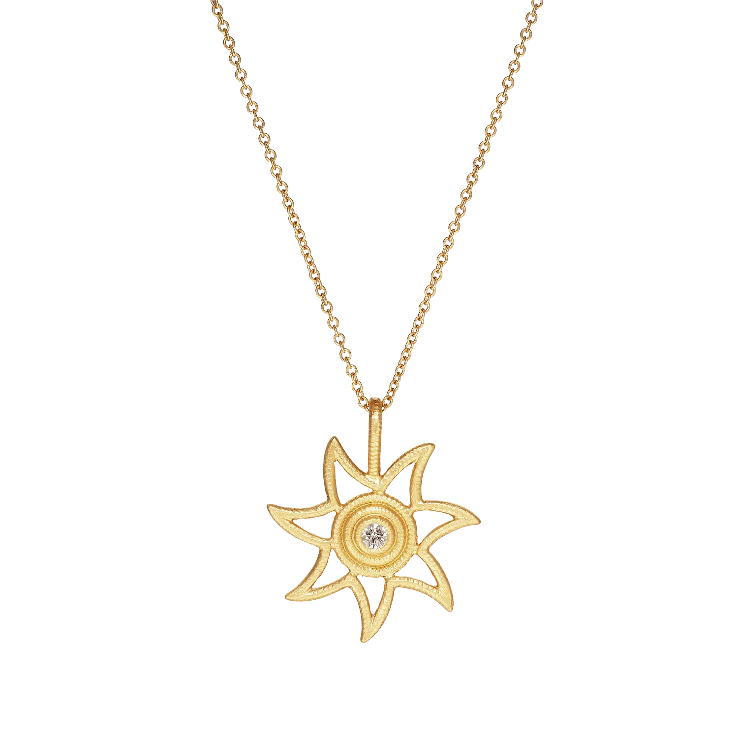 Sun anheng stor m/ diamant