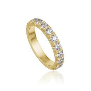 Eternity Ring gult gull