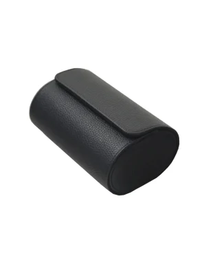 Klokkeboks Travel med 2 puter, sort