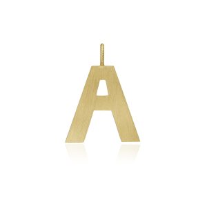 Letter Stor 18K gull bokstav A-Z