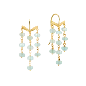 Vega Cascade lang gull ørepynt