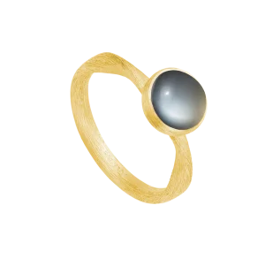 Vega Pacific ring liten m/ grå månesten