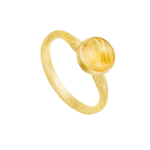 Vega Pacific ring liten m/ rutil quartz