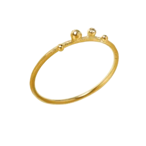 Delphis Drop 4 gull ring