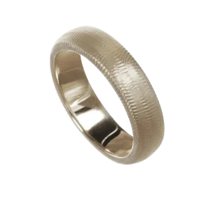 Curve Ring 5,5 mm hvitt gull