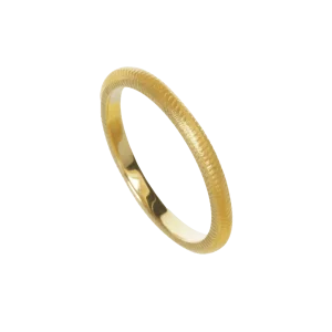 Curve Ring 2,0 mm gult gull