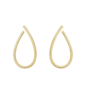 Kharisma Galaxy Øreringer stor 18K gull. Par